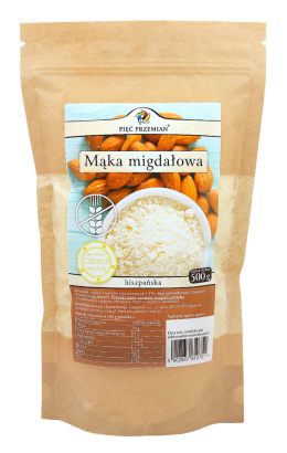 Mąka migdałowa bezglutenowa 500 g PIĘĆ PRZEMIAN