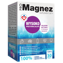 ProMagnez, 30 saszetek, 120 g, Cytrynian Magnezu, 100% RWS