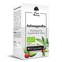 Ashwagandha EKO 60 wegekapsułek - Suplement diety