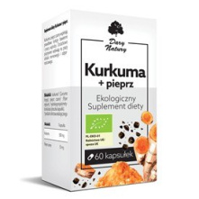 Kurkuma + pieprz EKO 60 kapsułek - Suplement diety