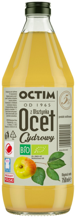 OCET CYDROWY 5 % BIO 750 ml